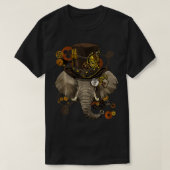 Steampunk Elephant Steampunk Elephant Lovers For W Tシャツ (デザイン正面)
