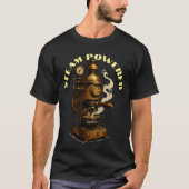 Steampunk Espresso Coffee Machine Template Tシャツ (正面)