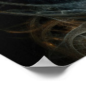 Steampunk Ethereal -抽象芸術女性 – シュールアルアート ポスター (角)