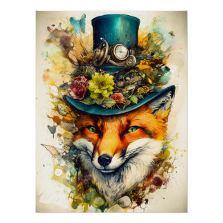 Steampunk Fox ポスター