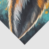 Steampunk Fox Portrait Decoupage 薄葉紙 (詳細)