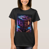 Steampunk Fractal Reflective Music Box Tシャツ (正面)
