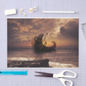 Steampunk Fractalscape – すべての目的地に向けた船 薄葉紙 (クラフト)