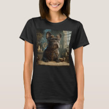 Steampunk Frenchie (エディション1) - レディースTシャツ