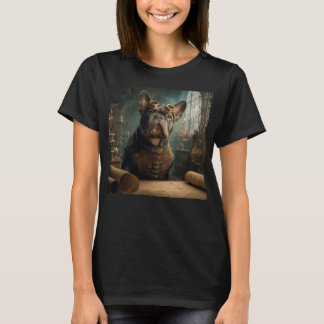 Steampunk Frenchie (エディション2) - レディースTシャツ Tシャツ