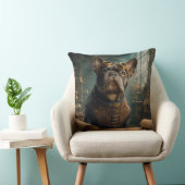 Steampunk Frenchie (Edition 2) - 20" x 20"  クッション (椅子)