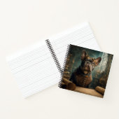 Steampunk Frenchie (Edition 2) - Deluxe Spiral  ノートブック (内部)