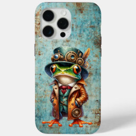 Steampunk Frog iPhone 15 Pro Maxケース