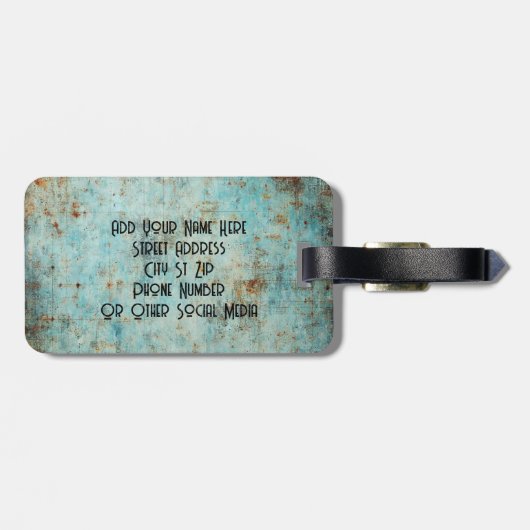 Steampunk Frog Custom Luggage Tag ラゲッジタグ (裏面横)