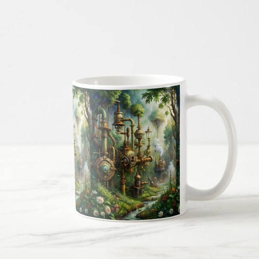 Steampunk Garden Coffee Mug コーヒーマグカップ (右)