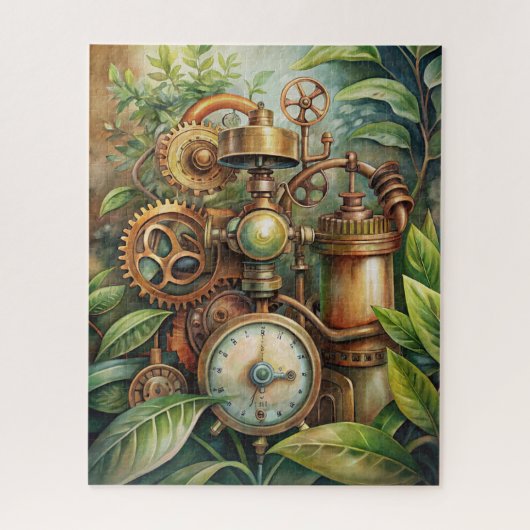 Steampunk Garden Puzzle ジグソーパズル (縦)