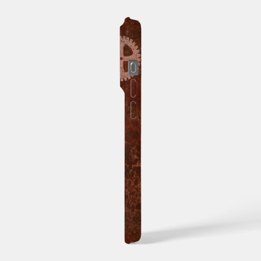 Steampunk Gear iPhone Case iPhoneケース (左側面)