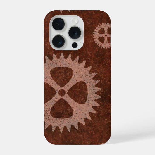 Steampunk Gear iPhone Case iPhoneケース (裏面)