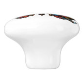 Steampunk Gears and Butterfly  セラミックノブ (側面)