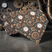 Steampunk Gears Custom Necktie Tie ネクタイ