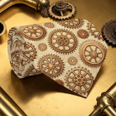 Steampunk Gears Custom Necktie Tie ネクタイ