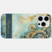 Steampunk Gears  Custom Vintage Industrial  Case-Mate iPhoneケース (裏面 (横))