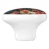 Steampunk Gears,Roses and Rainbow セラミックノブ (側面)