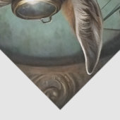 Steampunk Goat Whimsical Vintage Farm Decoupage 薄葉紙 (詳細)