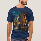 Steampunk Gothic ビクトリアン Scientists Lab Lantern Tシャツ (正面)