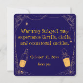 Steampunk Gothic ビクトリアン Scientists Lab (STEAMPUNK 招待状 (裏面)