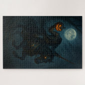 Steampunk Gothic Horror Headless Horseman ジグソーパズル (横)