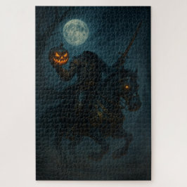 Steampunk Gothic Horror Headless Horseman ジグソーパズル