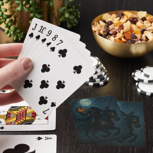 Steampunk Gothic Horror Headless Horseman トランプ (インサイチュ)