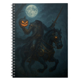 Steampunk Gothic Horror Headless Horseman ノートブック