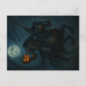 Steampunk Gothic Horror Headless Horseman ポストカード (正面)