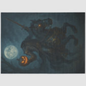 Steampunk Gothic Horror Headless Horseman 薄葉紙 (正面)