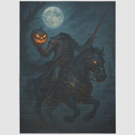 Steampunk Gothic Horror Headless Horseman 薄葉紙