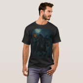 Steampunk Gothic Horror Headless Horseman Tシャツ (正面フル)