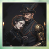 Steampunk Gothic Paar ウィンドウサイン (シート3)