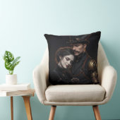 Steampunk Gothic Paar Kissen クッション (椅子)