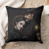 Steampunk Gothic Paar Kissen クッション (ブランケット)