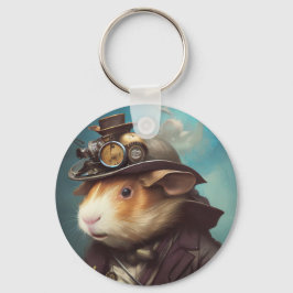 Steampunk Guinea Pig キーホルダー