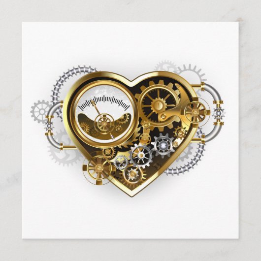 Steampunk Heart with a Manometer アドバイスカード (正面)