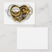 Steampunk Heart with a Manometer コーリングカード (正面/裏面)