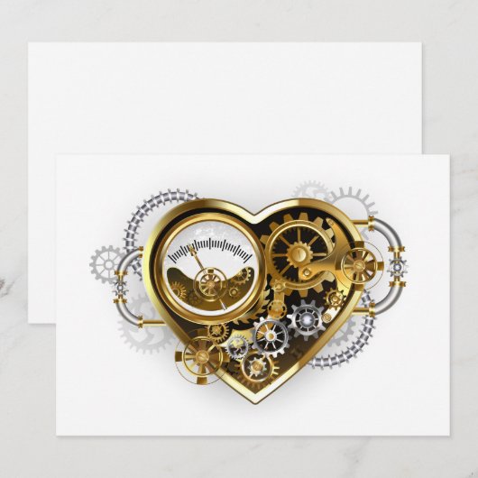 Steampunk Heart with a Manometer シーズンカード (正面/裏面)
