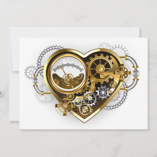 Steampunk Heart with a Manometer セーブザデート (正面)