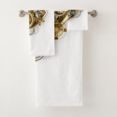 Steampunk Heart with a Manometer バスタオルセット (インサイチュ)