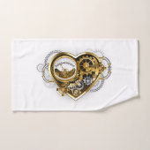 Steampunk Heart with a Manometer バスタオルセット (ハンドタオル)