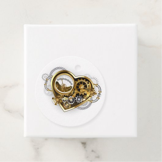 Steampunk Heart with a Manometer フェイバータグ (インサイチュ)