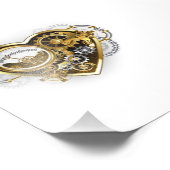 Steampunk Heart with a Manometer フォトプリント (角)