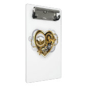 Steampunk Heart with a Manometer ミニクリップボード (アングル)