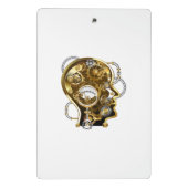 Steampunk Heart with a Manometer ミニクリップボード (裏面)