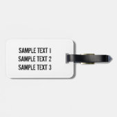 Steampunk Heart with a Manometer ラゲッジタグ (裏面横)