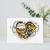 Steampunk Heart with a Manometer 出欠カード (スタンド正面)