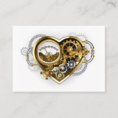 Steampunk Heart with a Manometer 割引カード (正面)